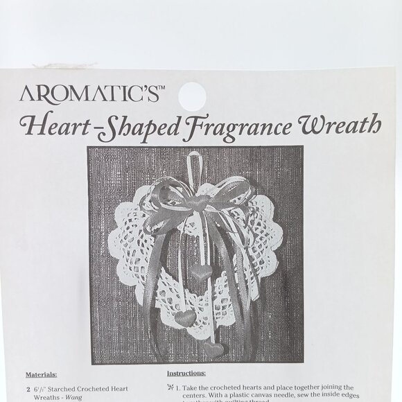 Vintage Craft Patterns, Heart Shaped Fragrance Wreath, Aromatic Publication 1980 - Picture 1 of 1